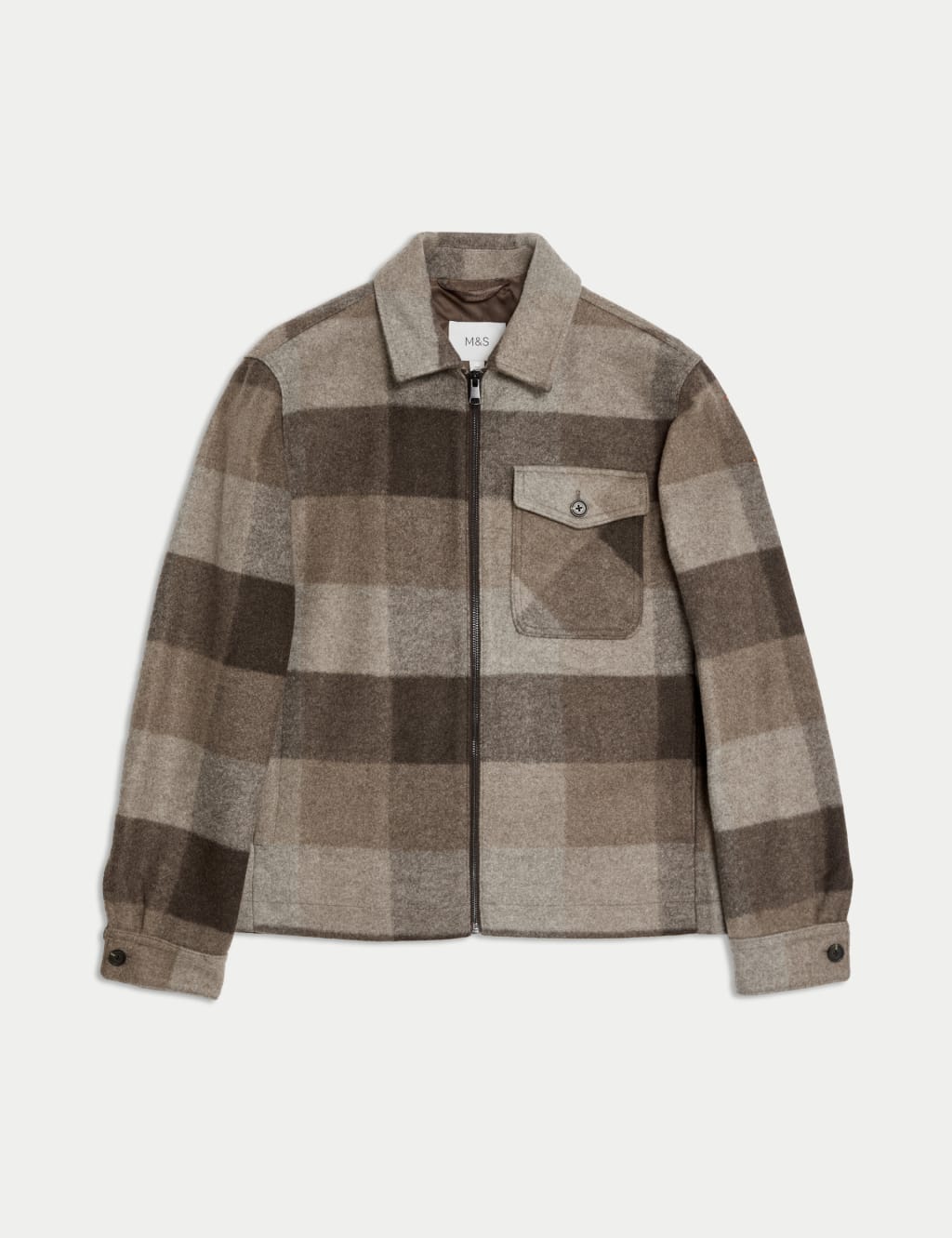 Wool check jacket mens cheap