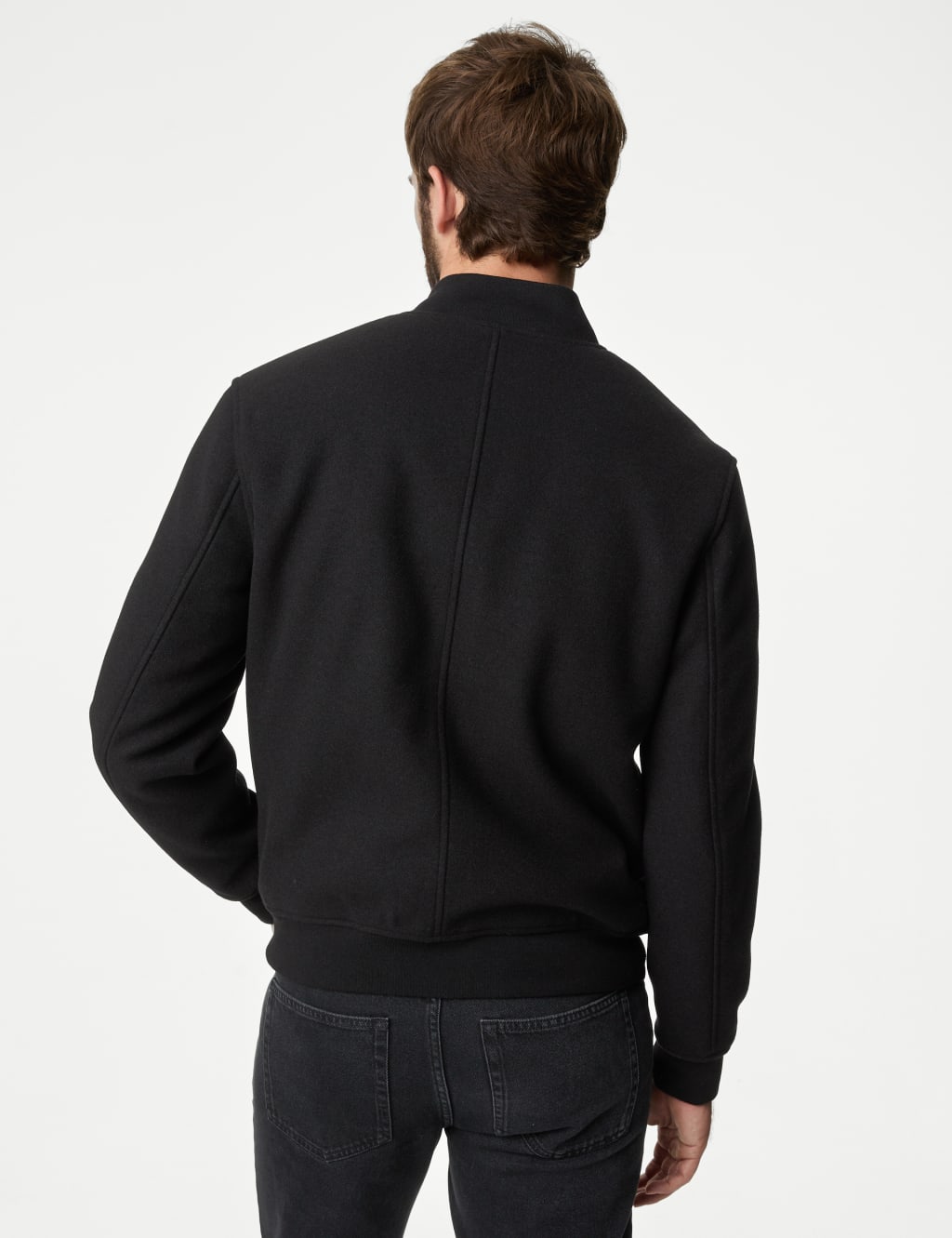 Padded Bomber Jacket M S Collection M S