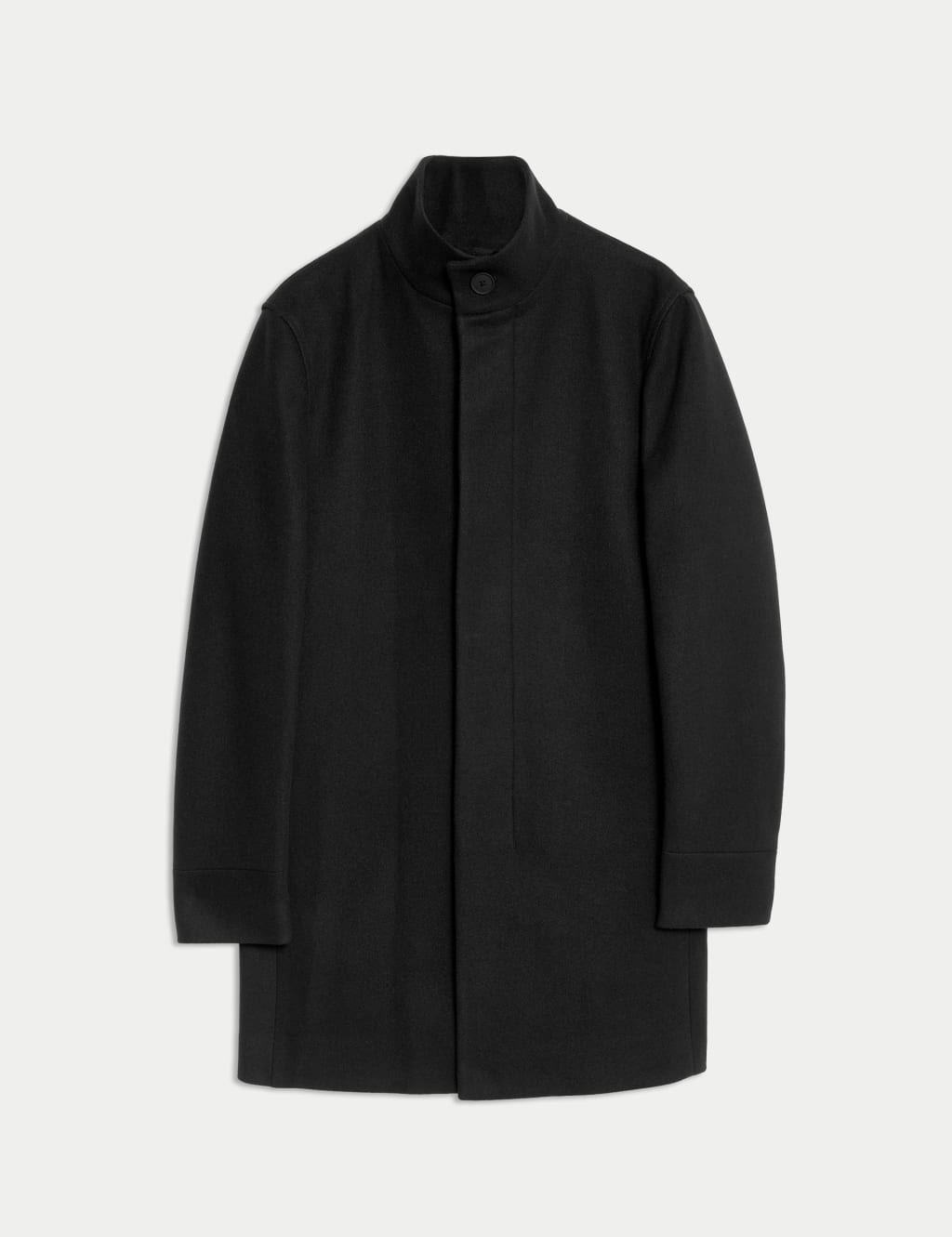 M&s collection funnel neck coat discount