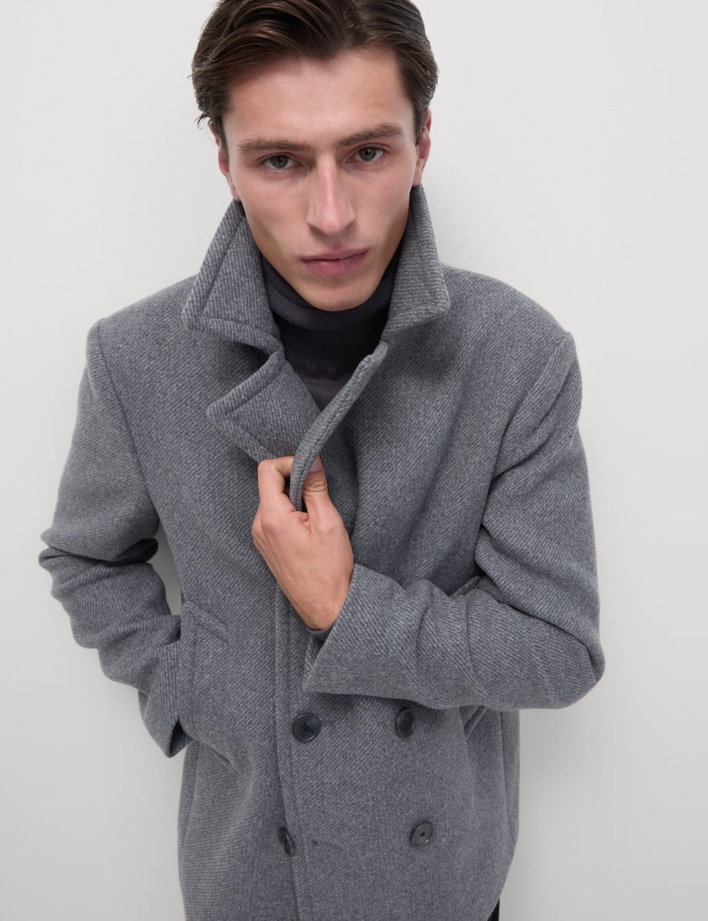 Marks and spencer peacoat on sale