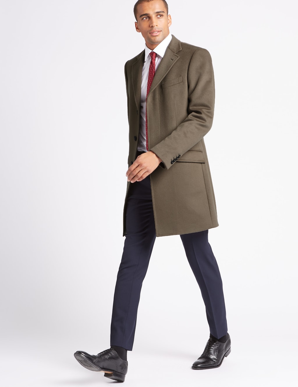 Pure Cashmere Revere Coat M S Collection Luxury M S