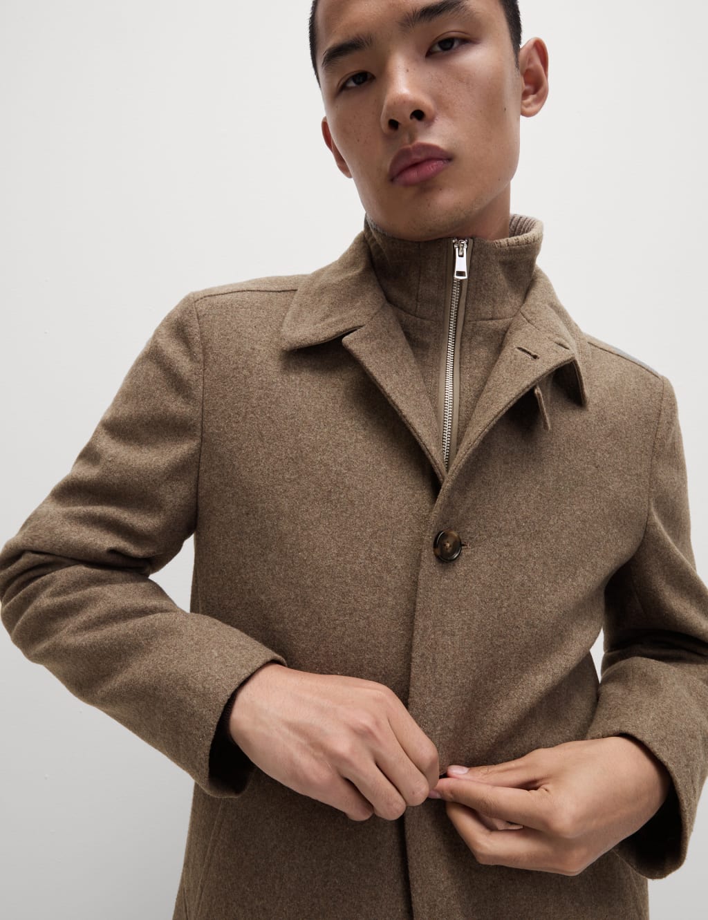 M&s coat top