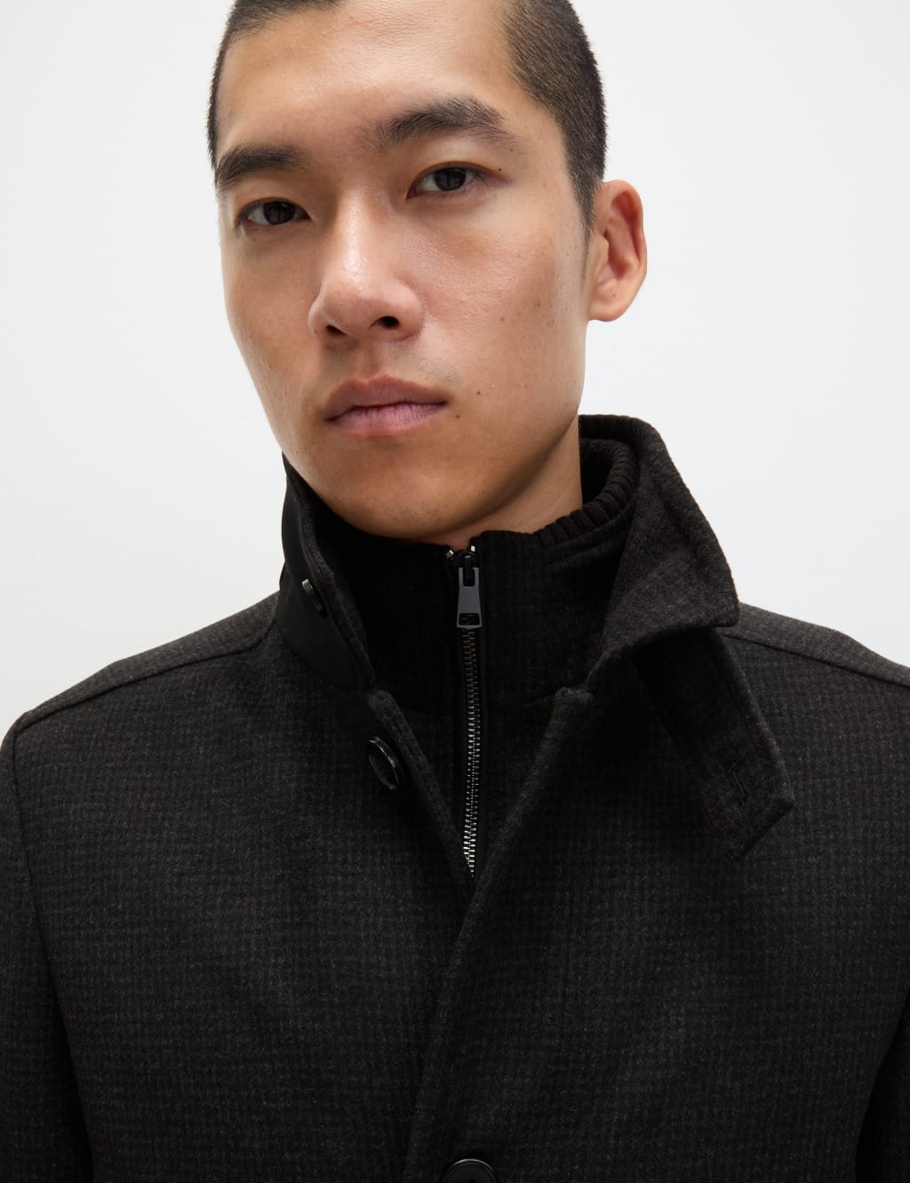 Cole haan portrait collar jacket top
