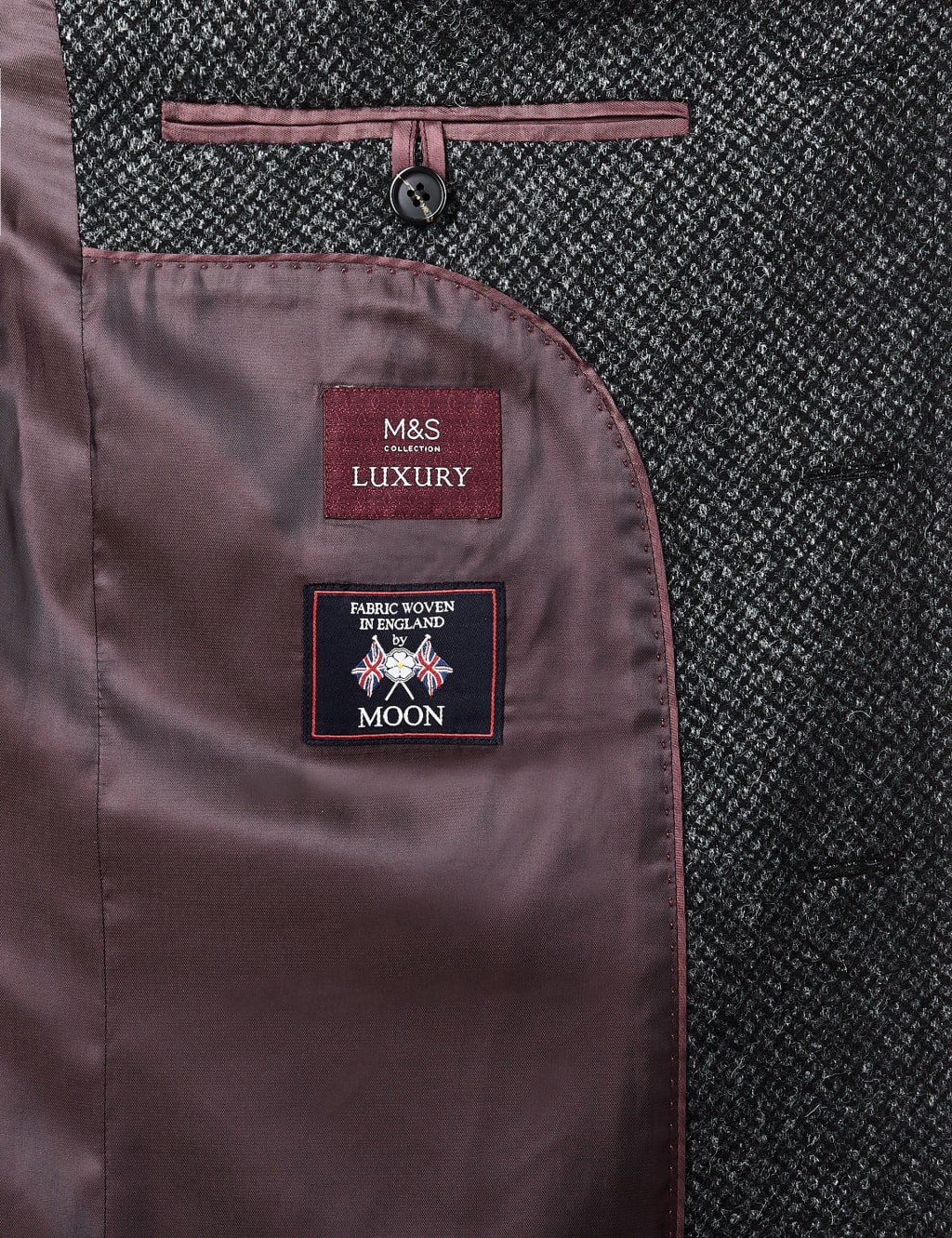 Pure Wool Textured Overcoat 6 of 6