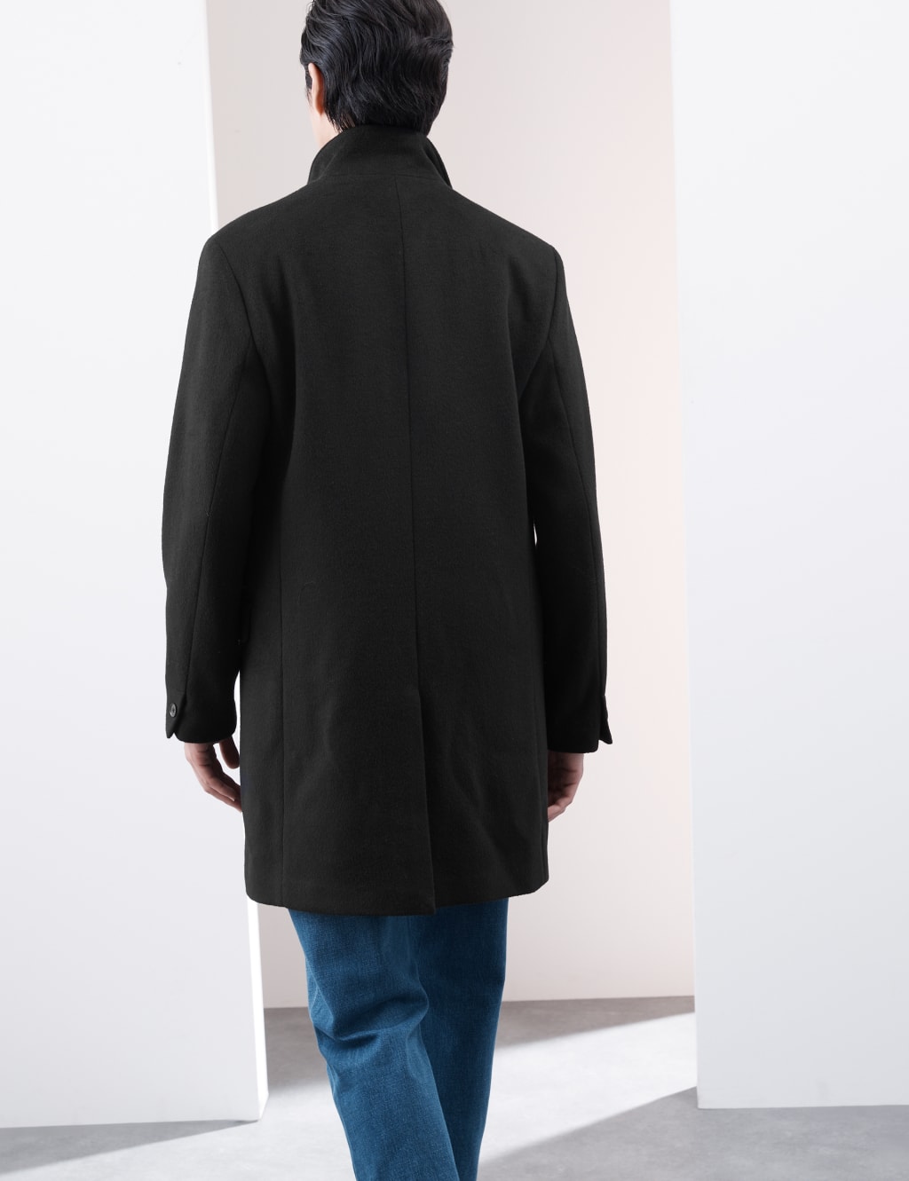 Jaeger funnel neck coat hotsell