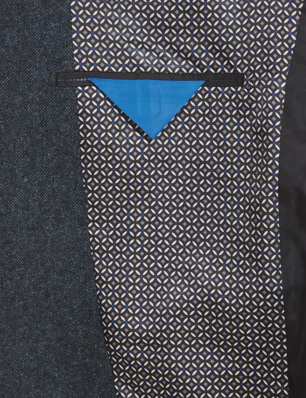 Slim Fit 1 Button Textured Jacket with Wool 8 of 8
