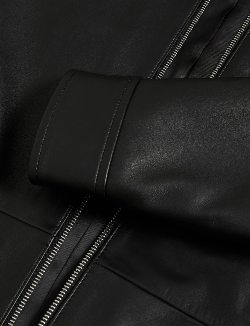 Leather Harrington Jacket 8 of 8