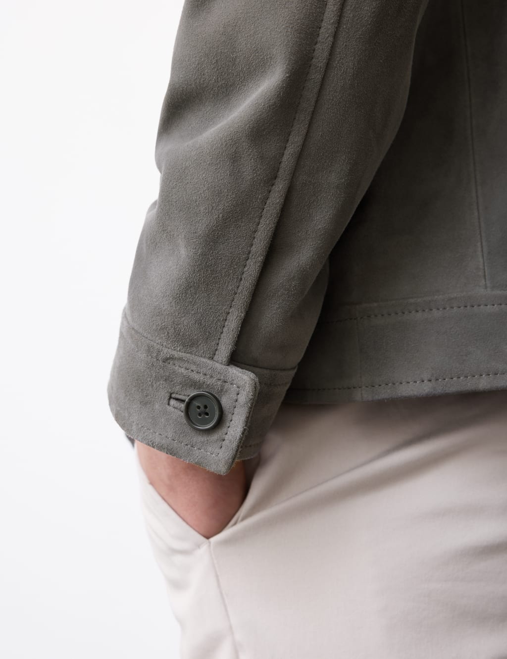 Suede Bomber Jacket 5 of 7