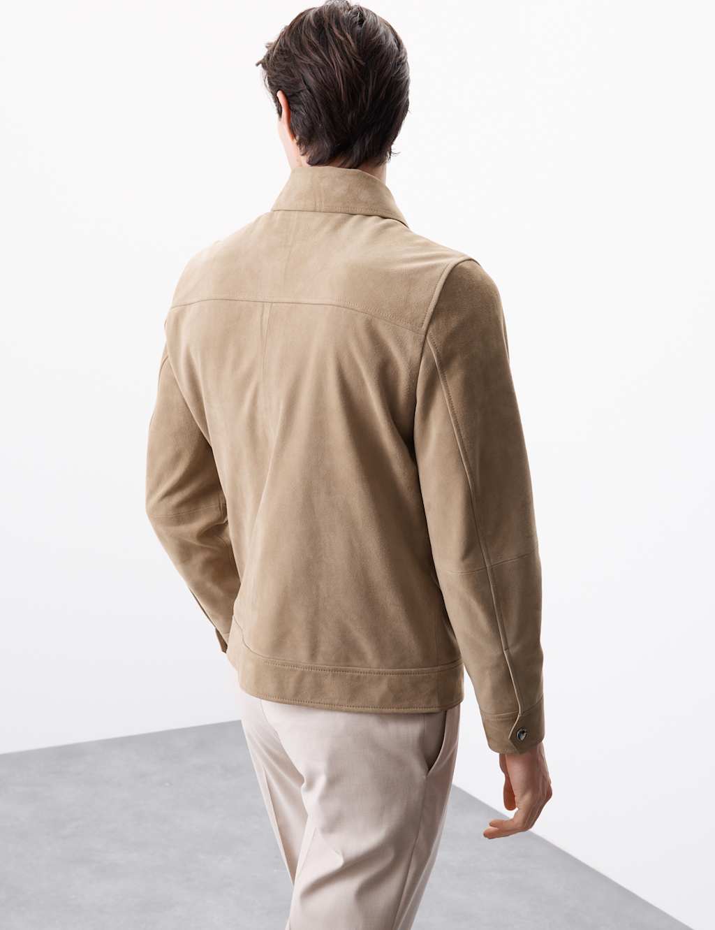 Suede Harrington Jacket 3 of 8