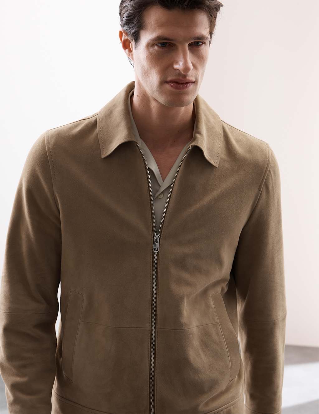 Suede Harrington Jacket 4 of 8