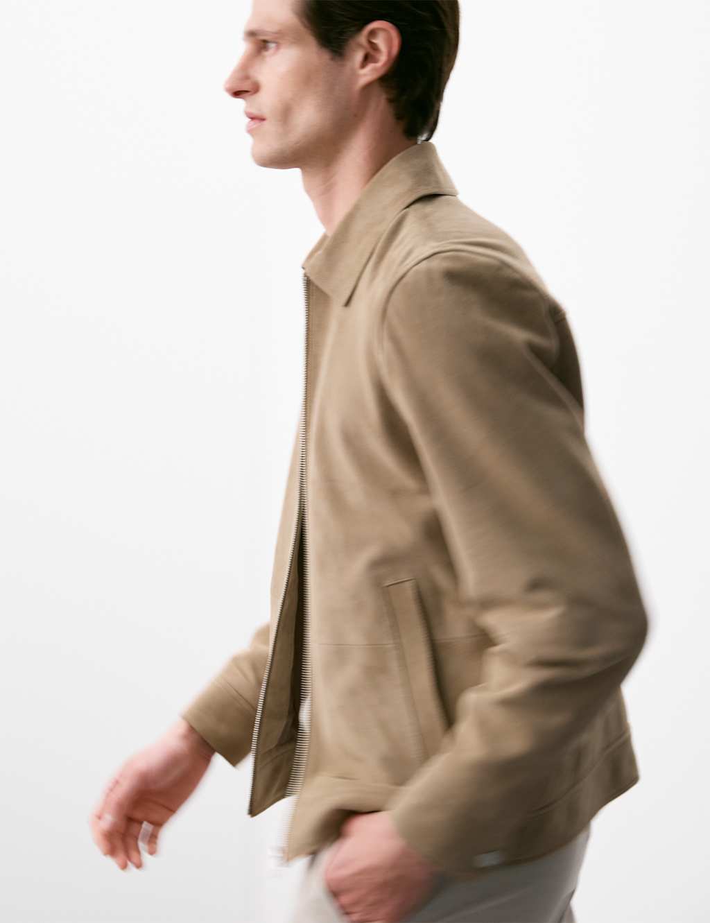 Suede Harrington Jacket 7 of 8