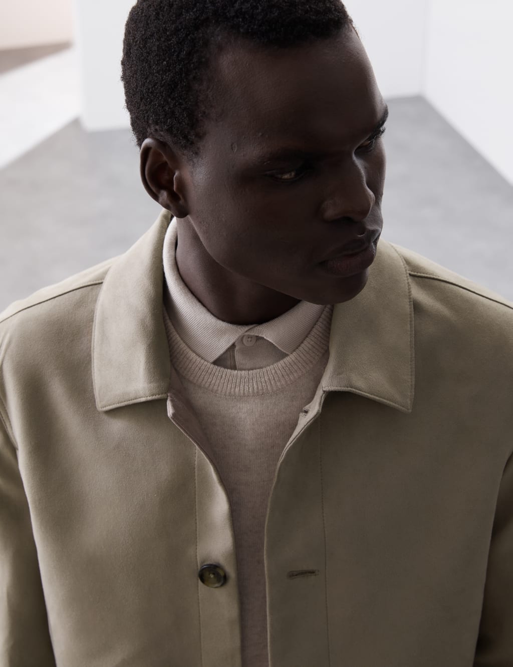 Faux Suede Harrington Jacket 3 of 8