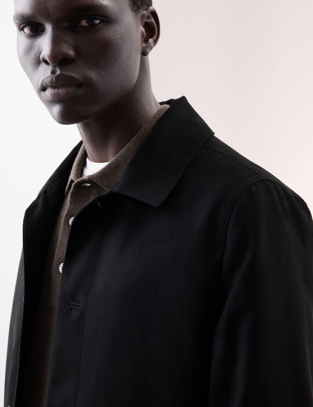 Faux Suede Harrington Jacket 1 of 7
