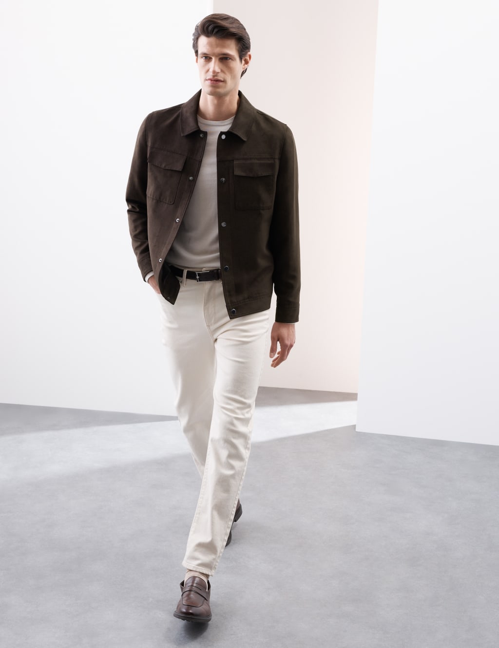 Faux Suede Overshirt 4 of 7