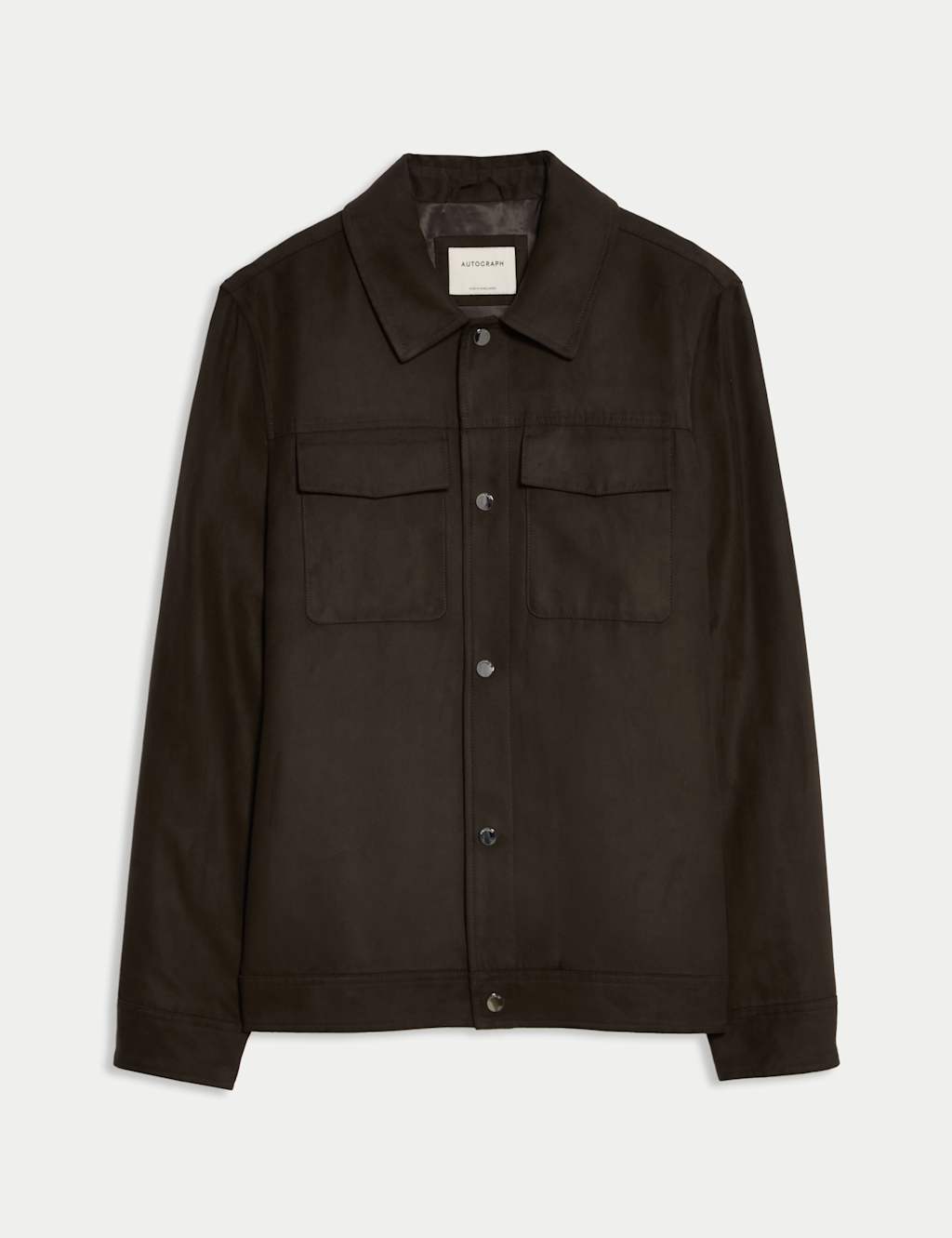 Faux Suede Overshirt 2 of 7