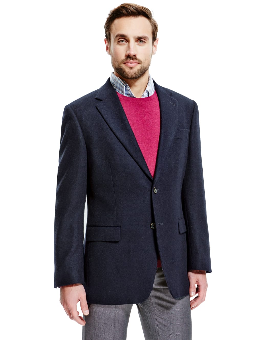 Luxury Pure Cashmere 2 Button Jacket Collezione M S