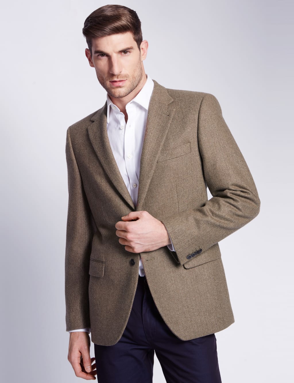 Luxury Pure Cashmere 2 Button Jacket Collezione M S