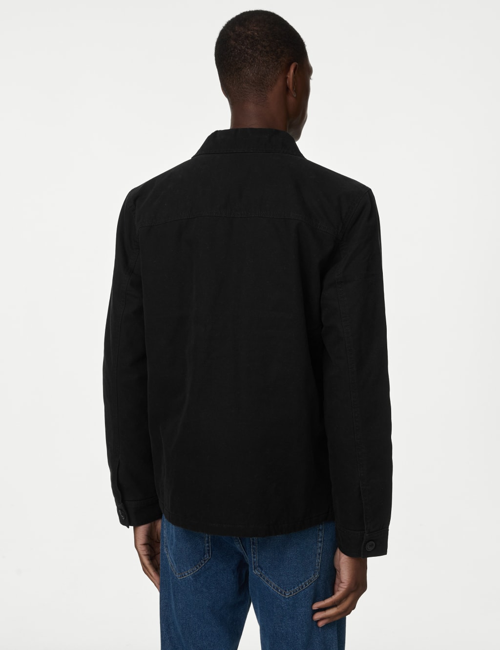 Pure Cotton Padded Chore Jacket M S Collection M S