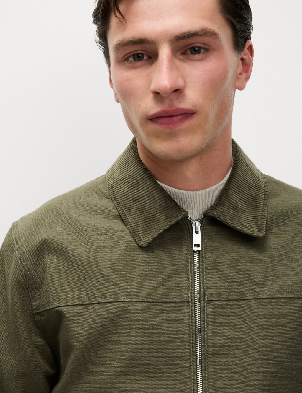 Cotton Rich Canvas Harrington Jacket 3 of 8
