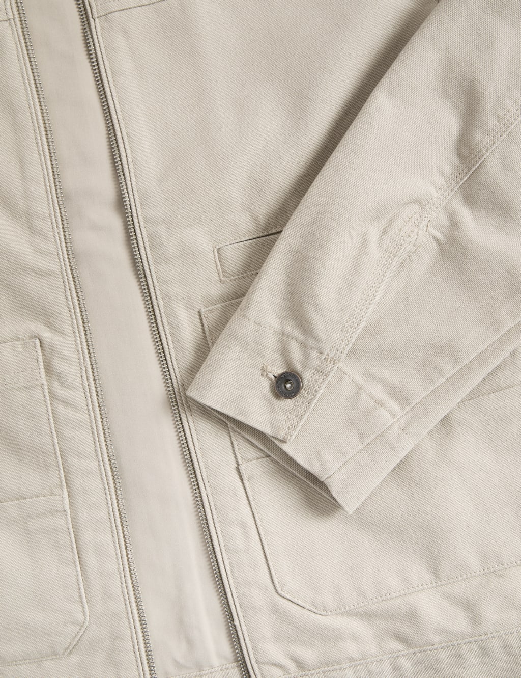 Cotton Rich Canvas Harrington Jacket 6 of 7