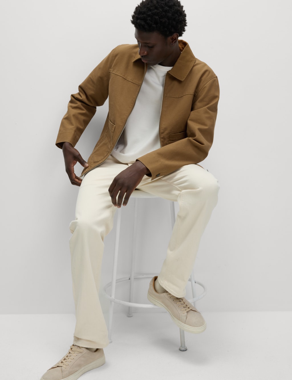 Cotton Rich Canvas Harrington Jacket 3 of 6