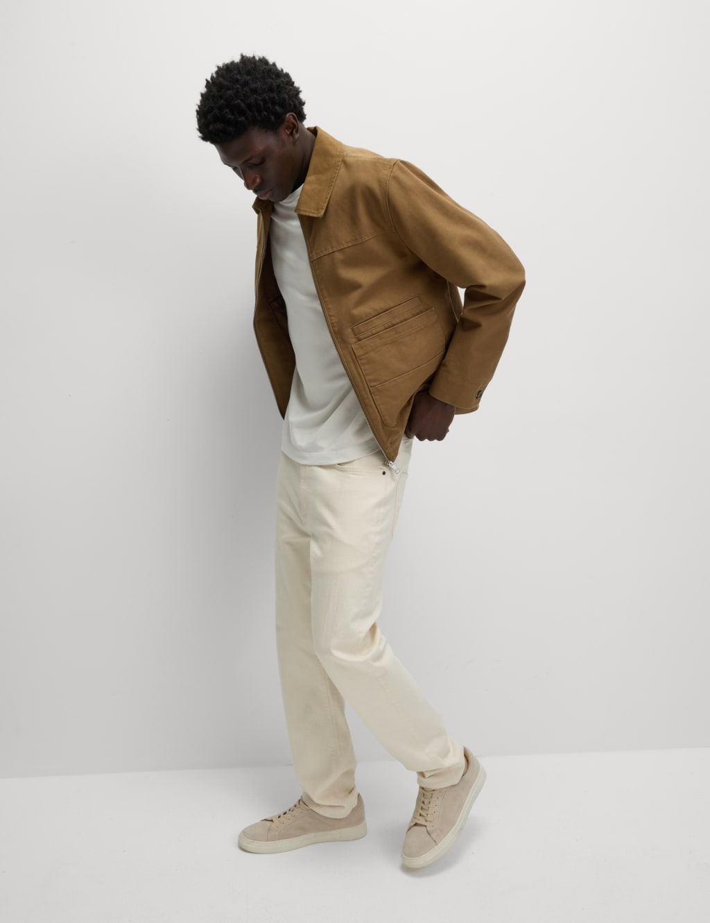 Cotton Rich Canvas Harrington Jacket 5 of 6