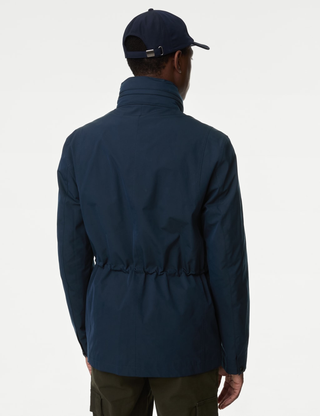 M and s navy jacket hot sale