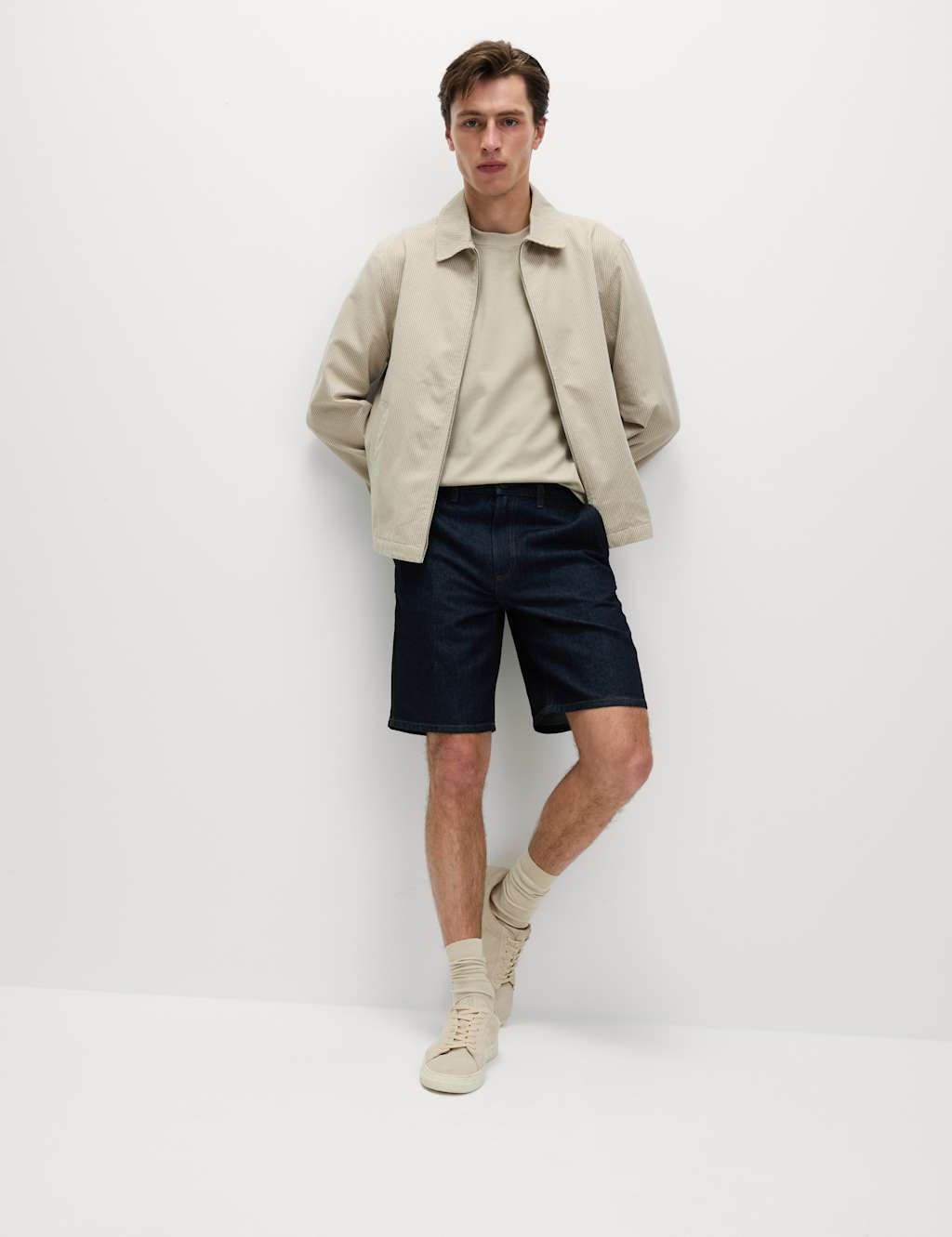 Cotton Rich Striped Harrington Jacket 3 of 8