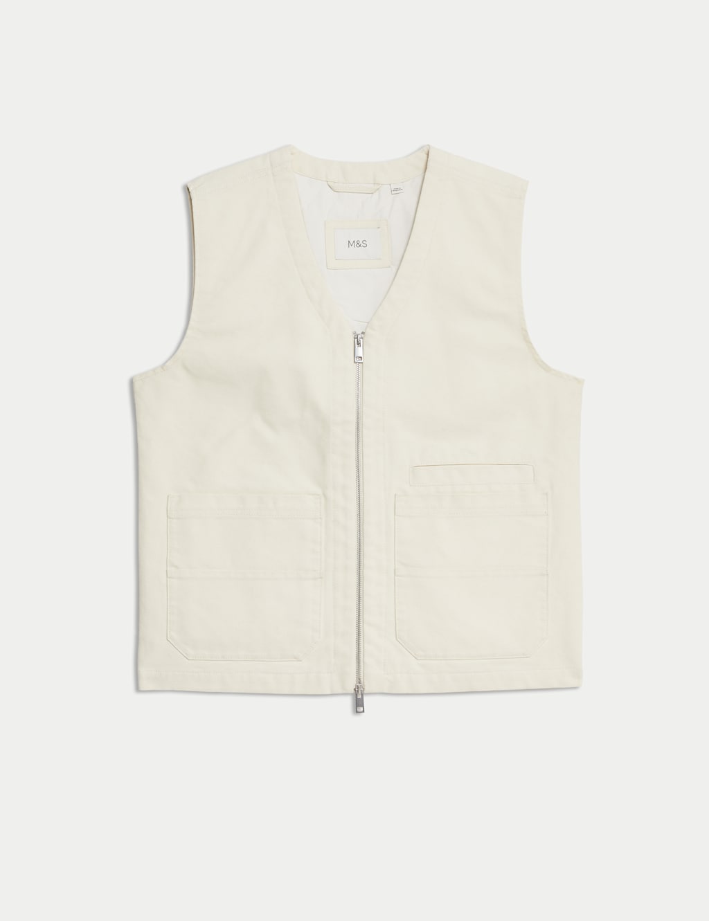 Padded Cotton Rich Canvas Gilet 2 of 6