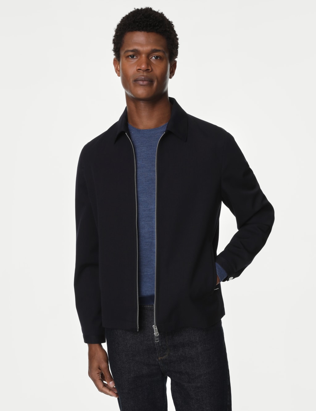 M&s mens harrington jacket store