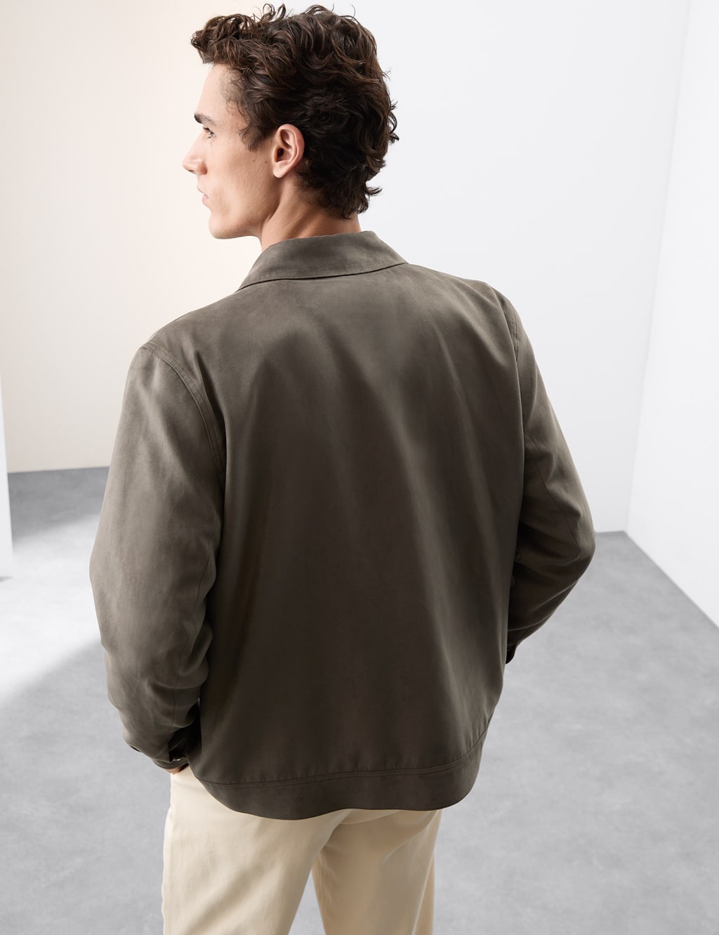 M&s mens suede jacket shop