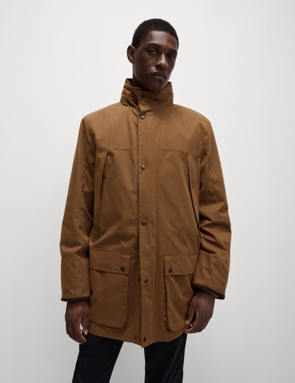 Mens winter coats m&s 2025