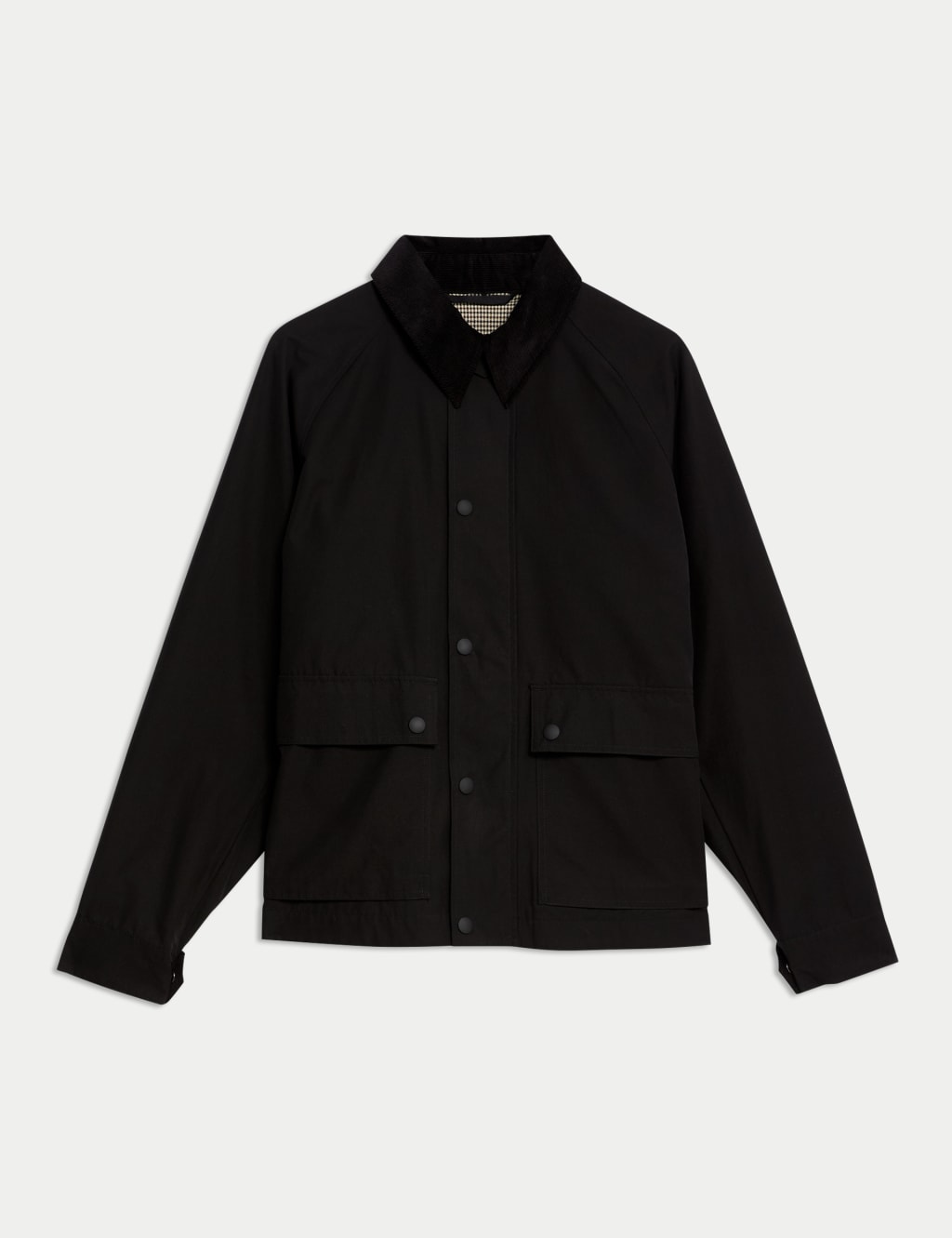 Cotton Blend Harrington Jacket with Stormwear