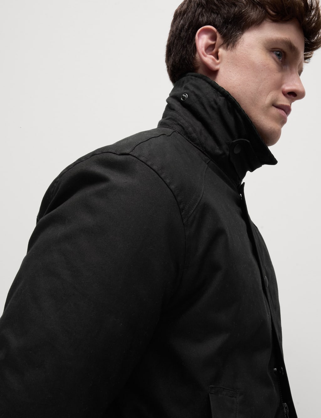 Mens wax jackets marks and spencer sale