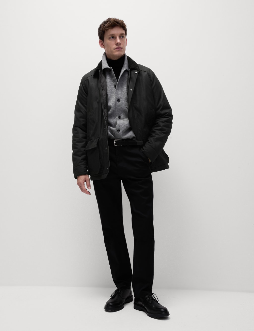 Pure Cotton Wax Jacket with Stormwear