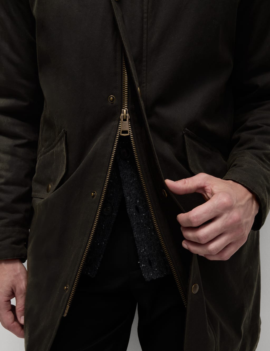 Mens wax jackets marks and spencer sale