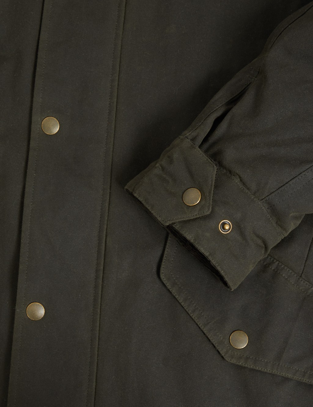 Pure Cotton Padded Wax Jacket M S Collection M S