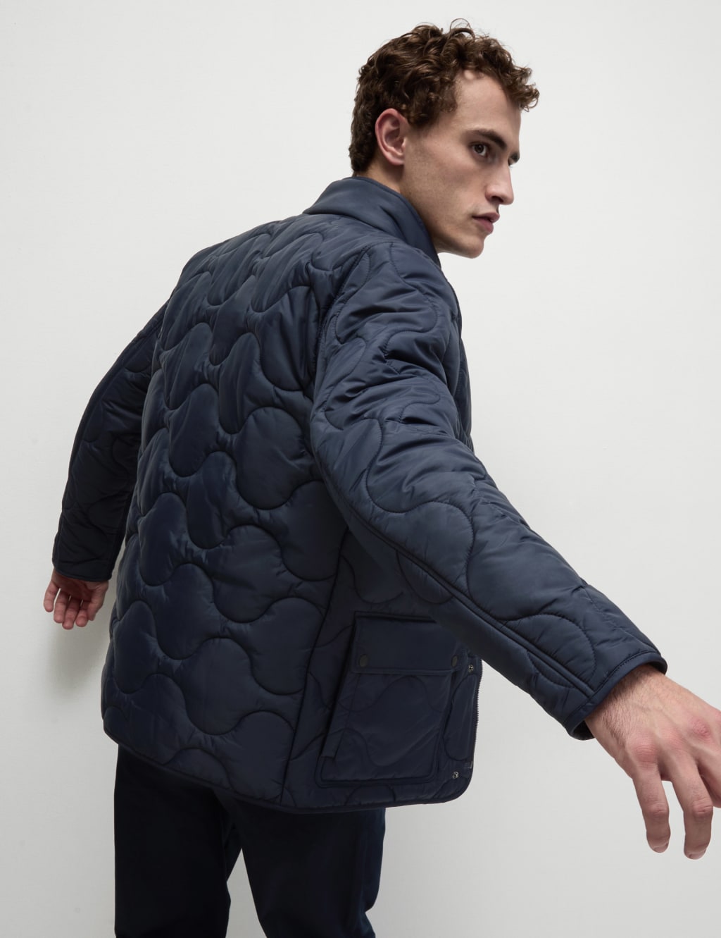 Marks and spencer mens quilted jackets clearance