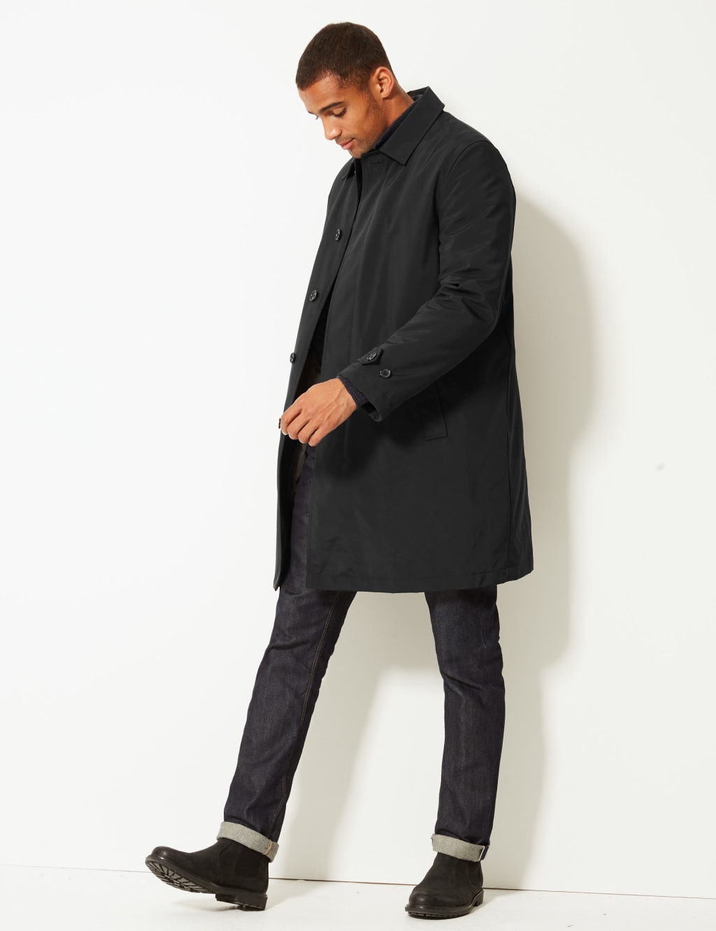Marks and spencer mens mac online