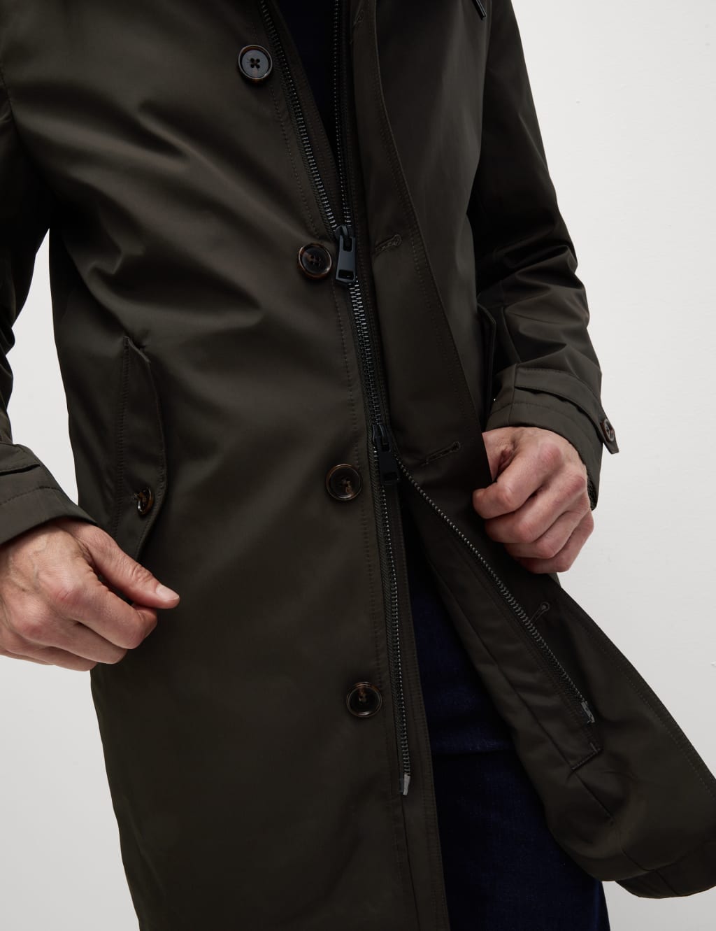 Hooded Mac with Stormwear M S Collection M S