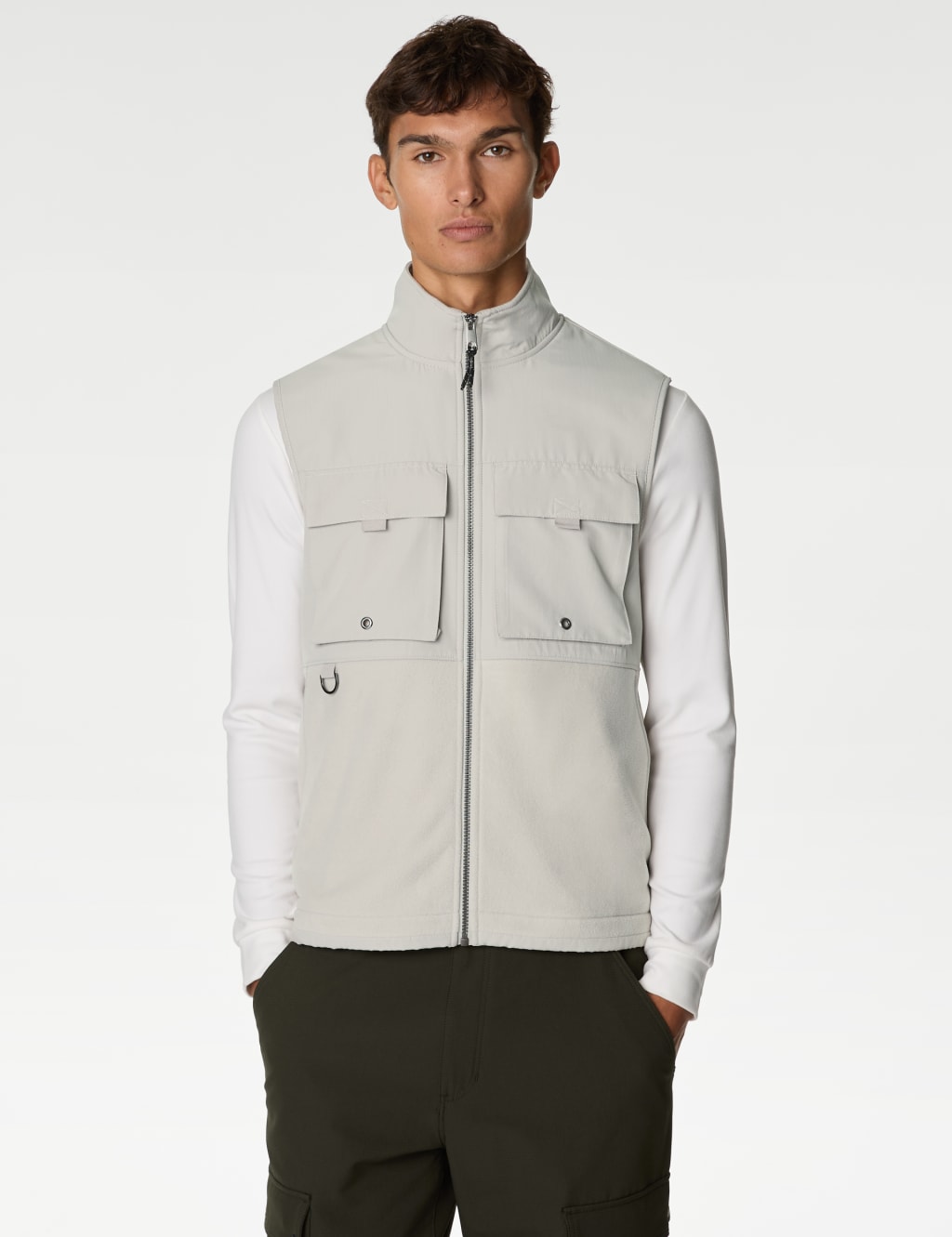 Pocketed Ripstop Fleece Gilet Goodmove M S