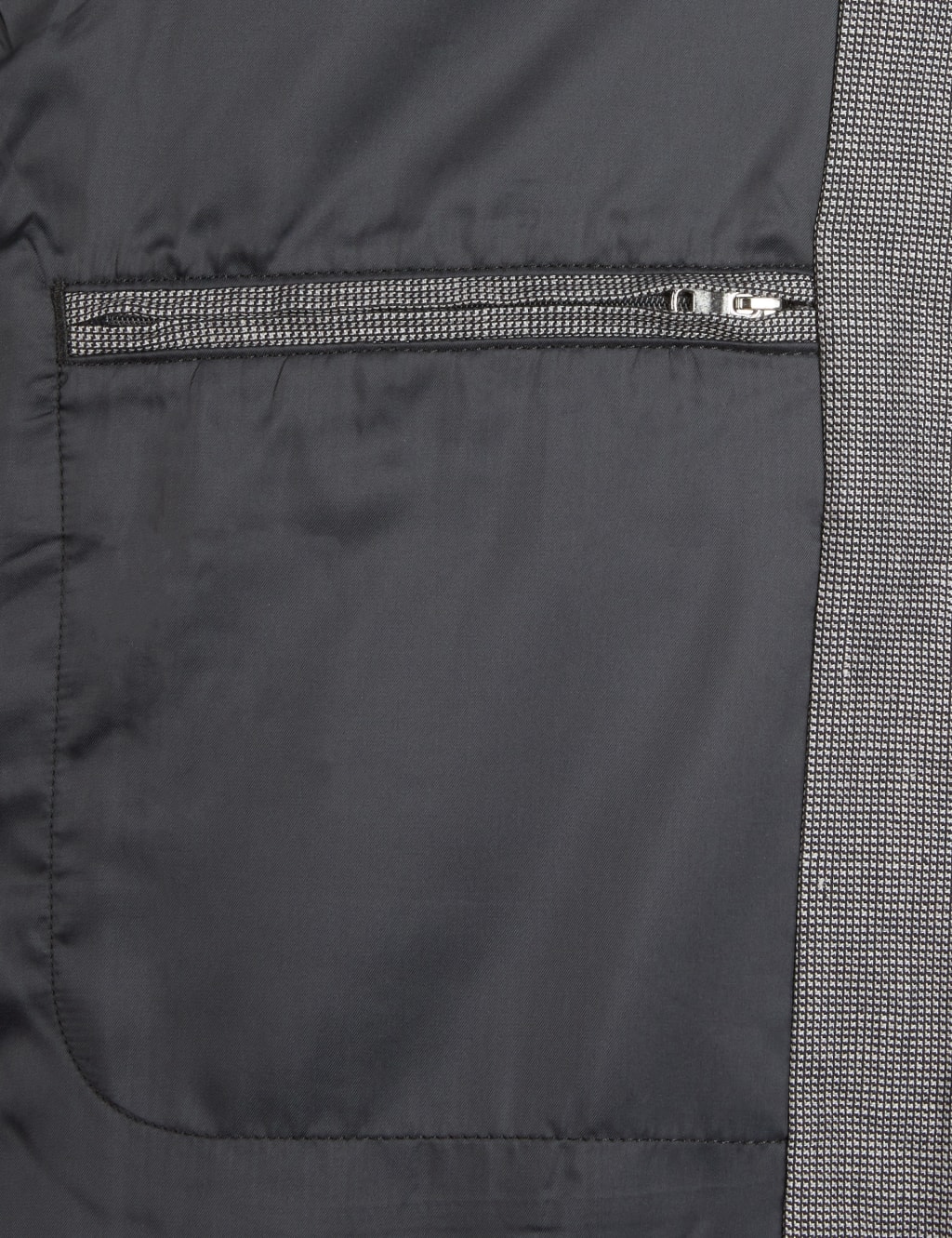 Linen Blend Baseball Bomber Jacket 7 of 7