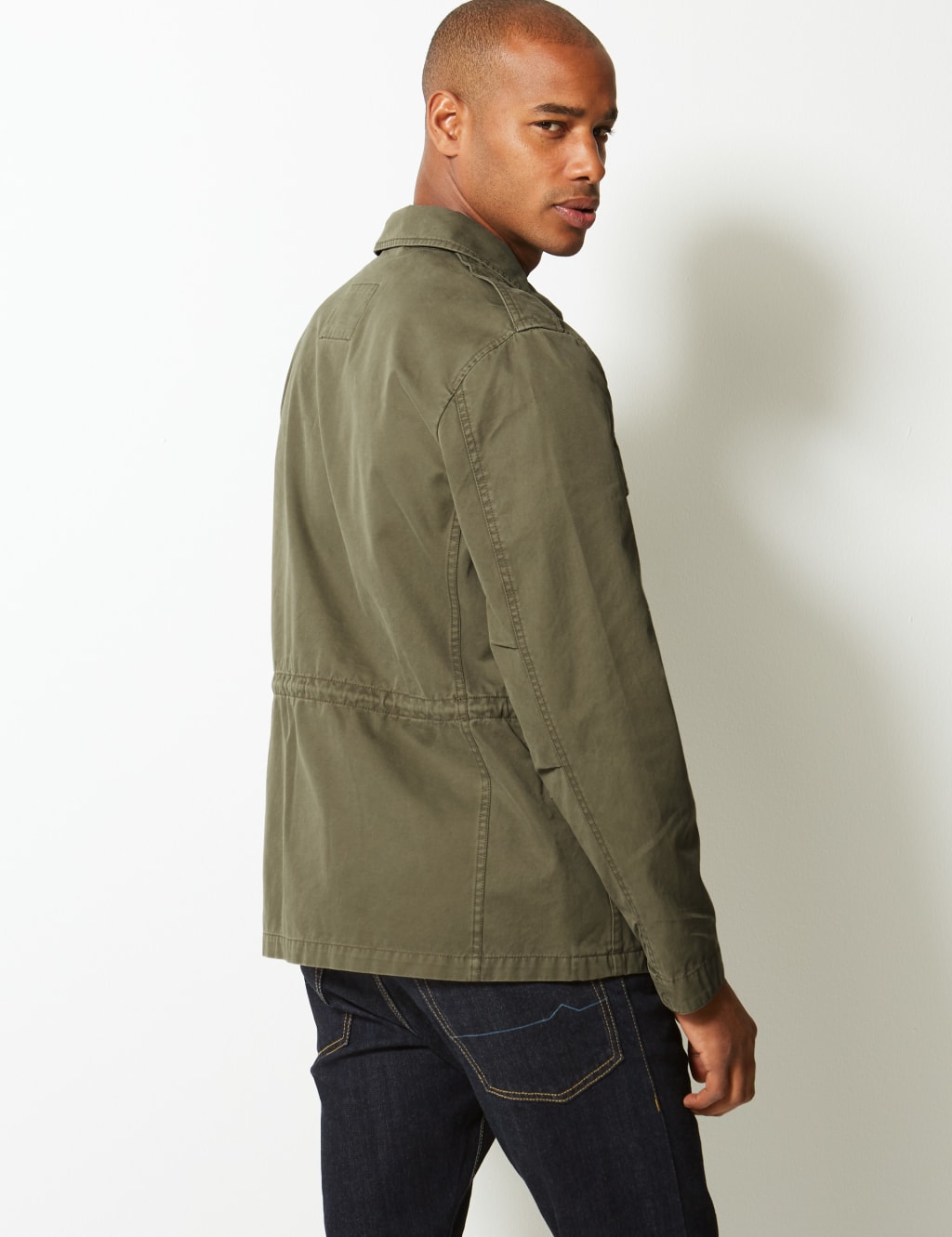 Marks and spencer military jacket hotsell