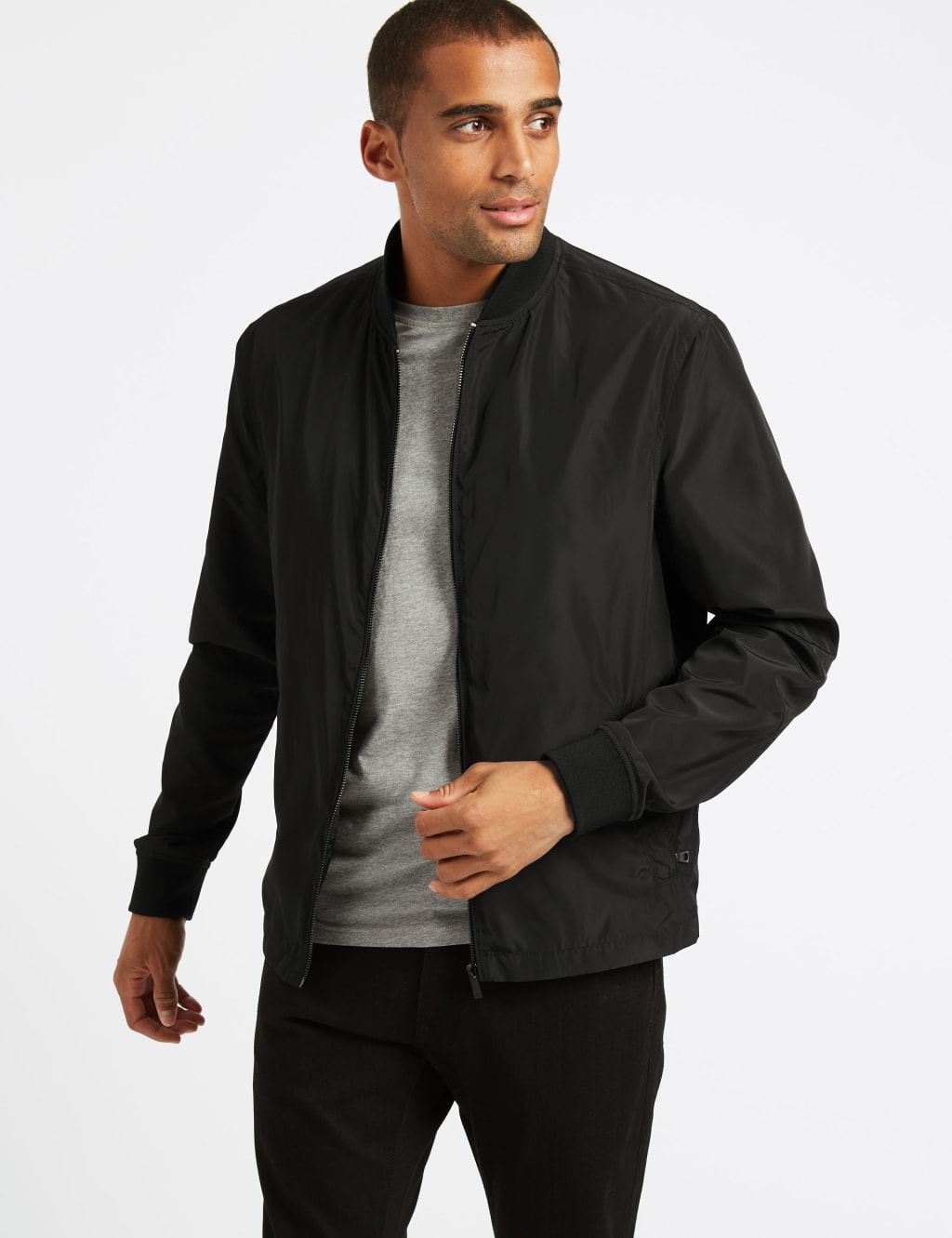 M&s bomber jacket mens top