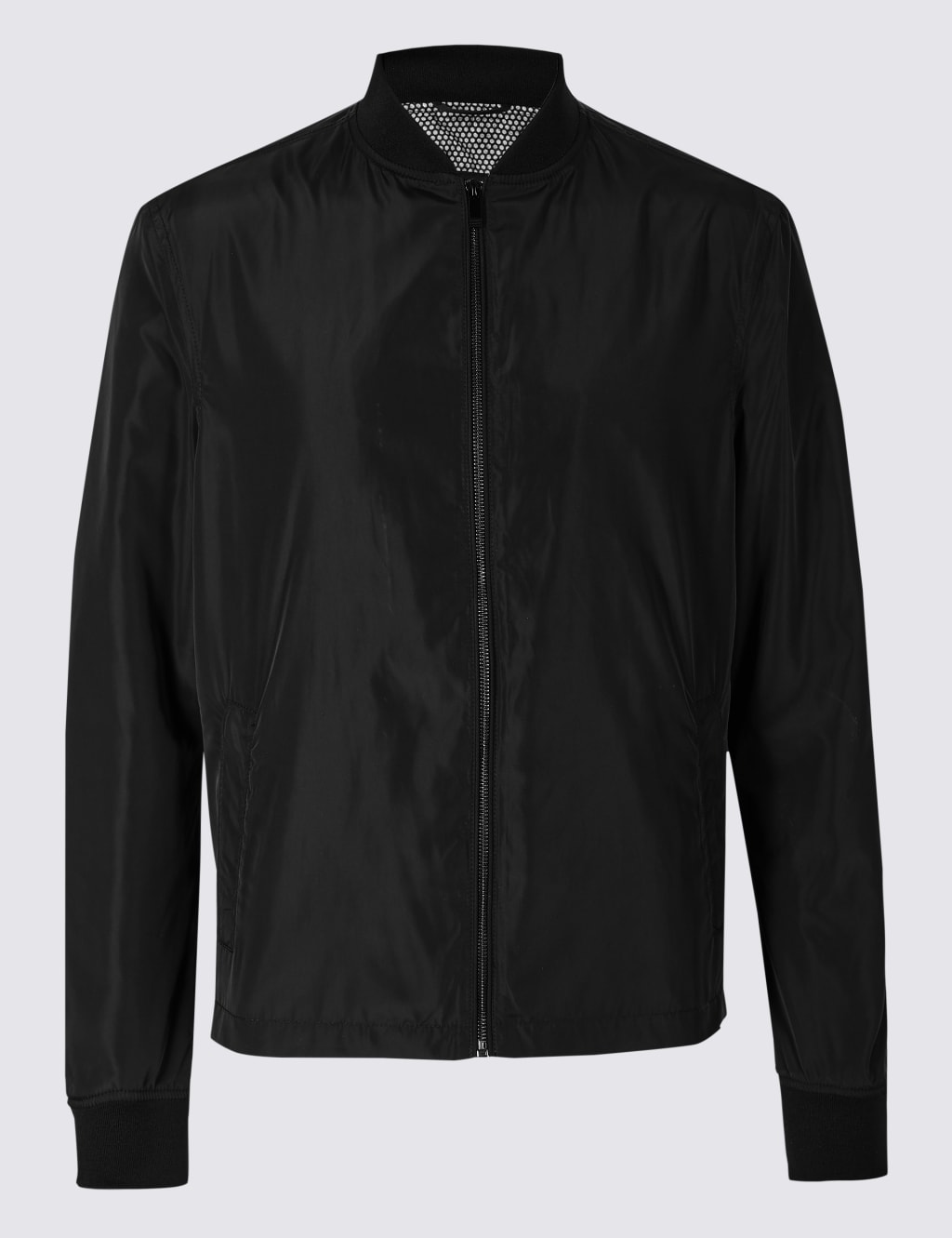 Men's baseball collar bomber jacket best sale