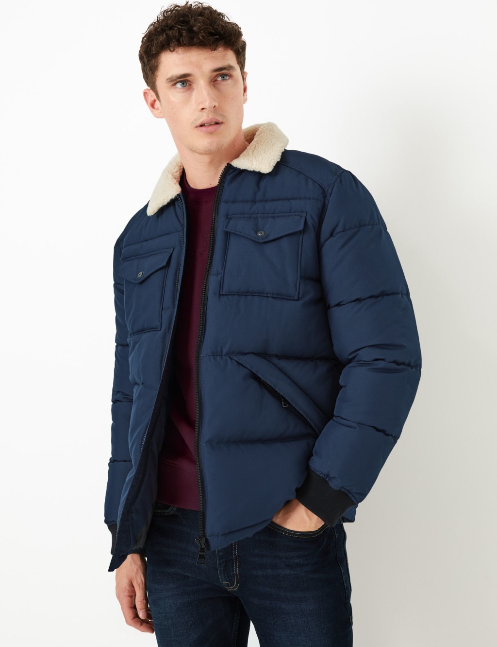 M&s puffer jacket mens shop