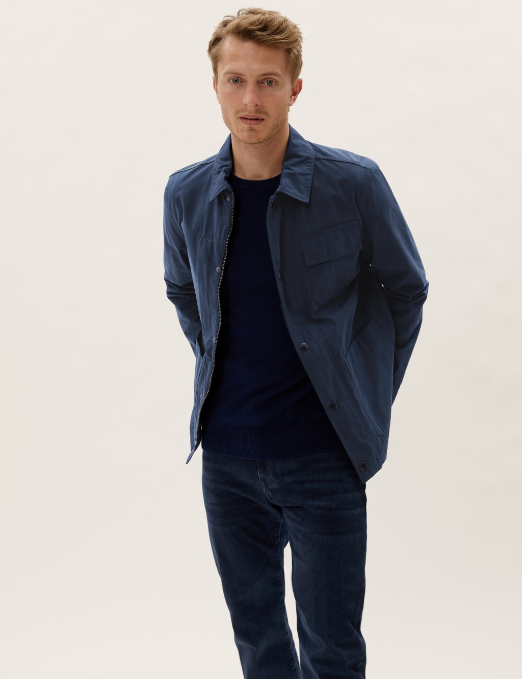 Cotton Utility Jacket with Stormwear 1 of 9