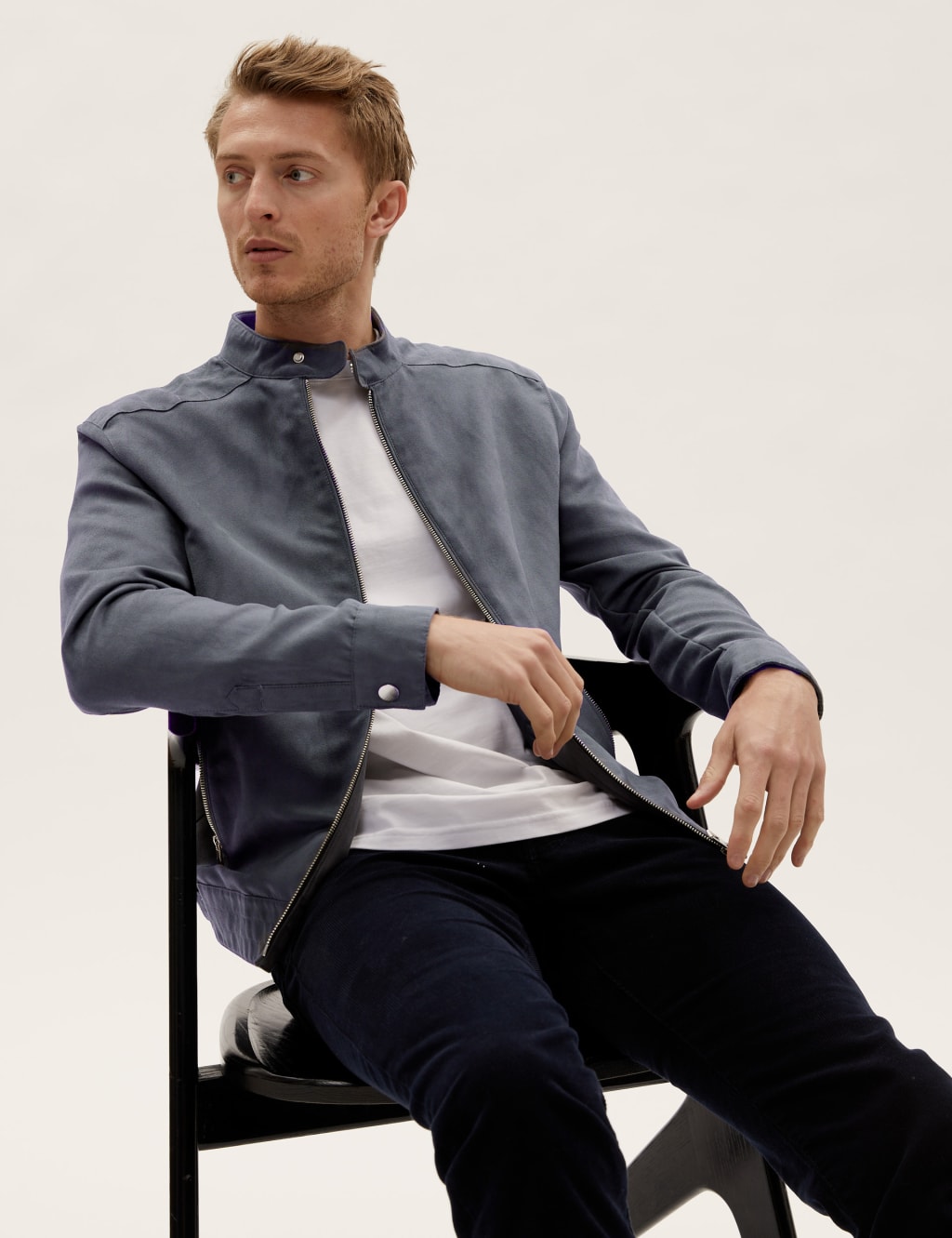 Faux suede biker jacket men store