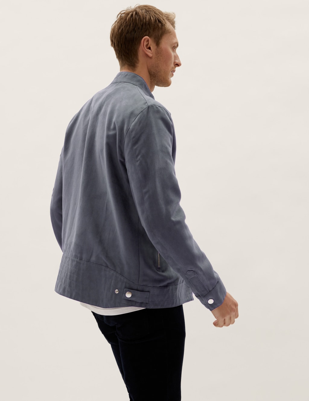 Grey faux suede biker jacket clearance