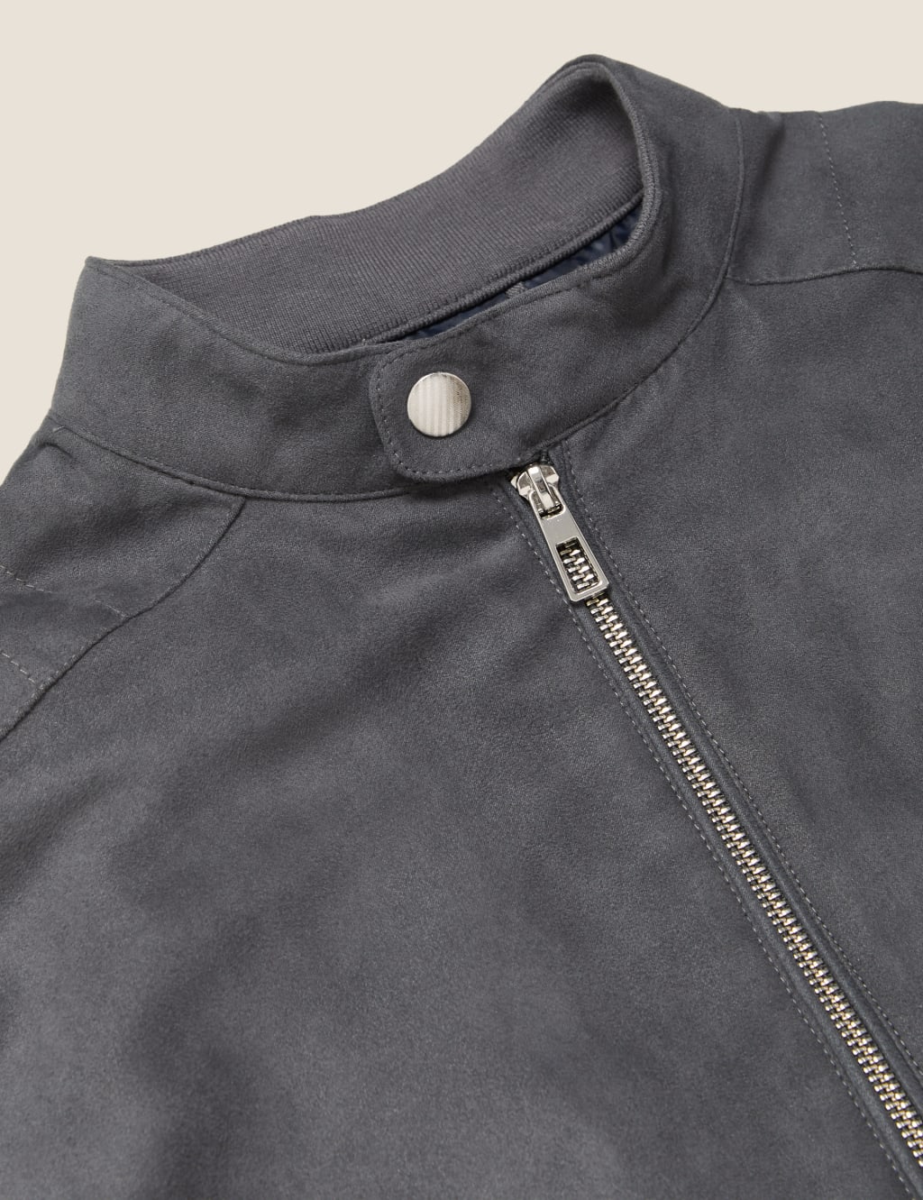 Faux Suede Biker Jacket 7 of 9